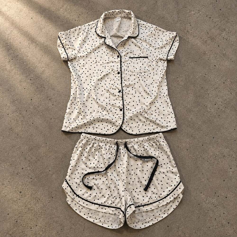 Stars Above Women's Polka Dot Short Sleeve and Shorts Pajama Set